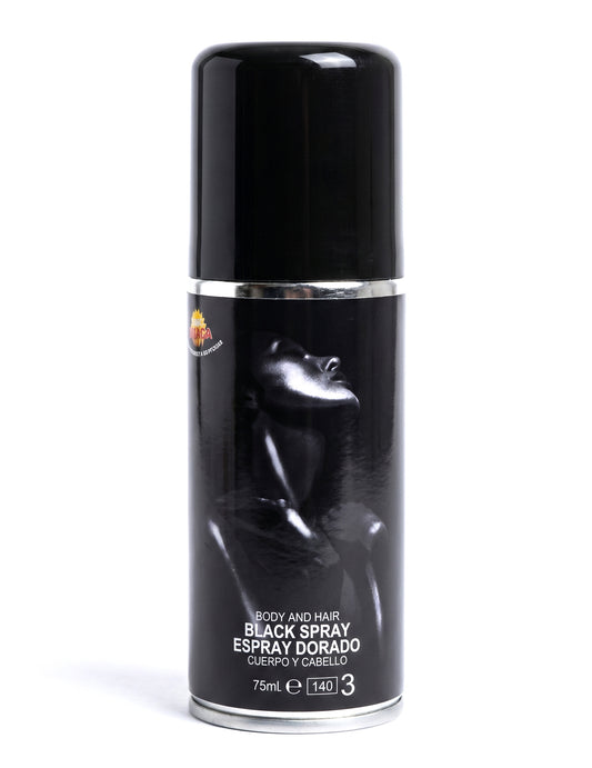 Spray de corp cu sclipici negre 75 ml