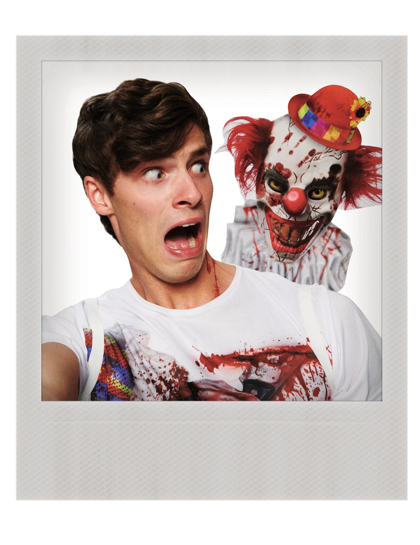 Tricou selfie pentru clovni pentru adulți siglați