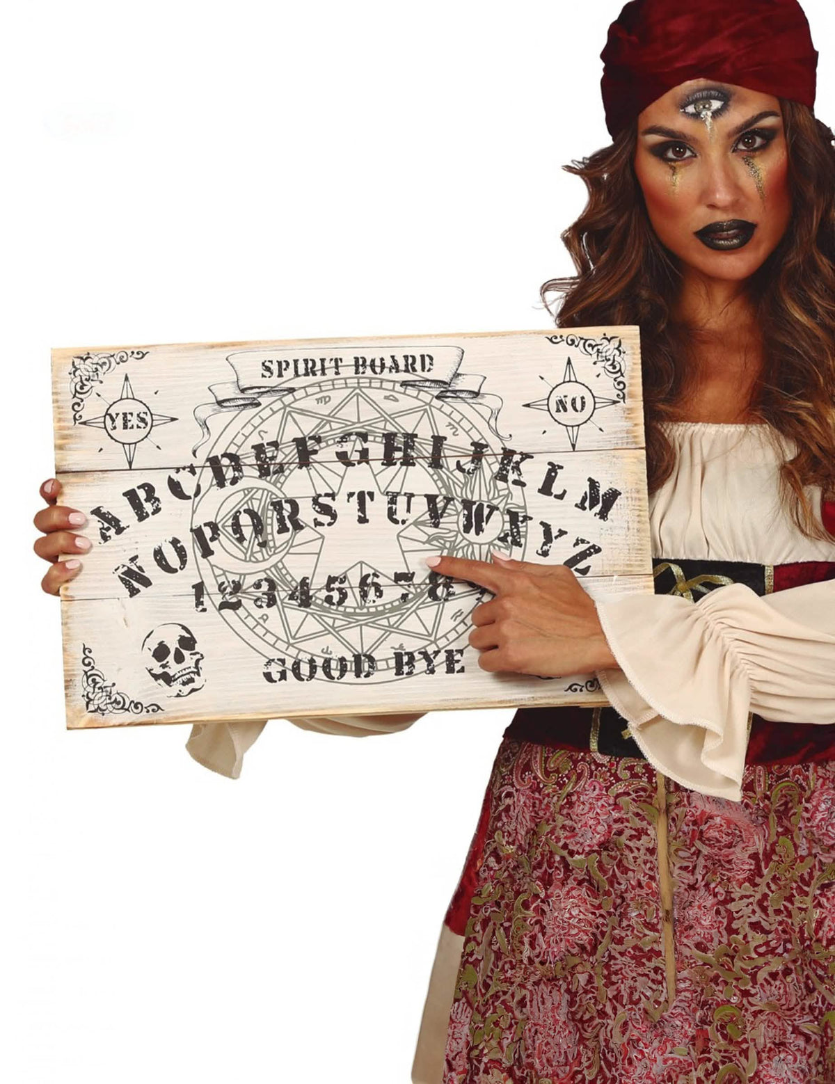 Placă Ouija din lemn 48 x 32 cm