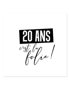 Decorațiune / Animație aniversară 20 de ani pentru adulți