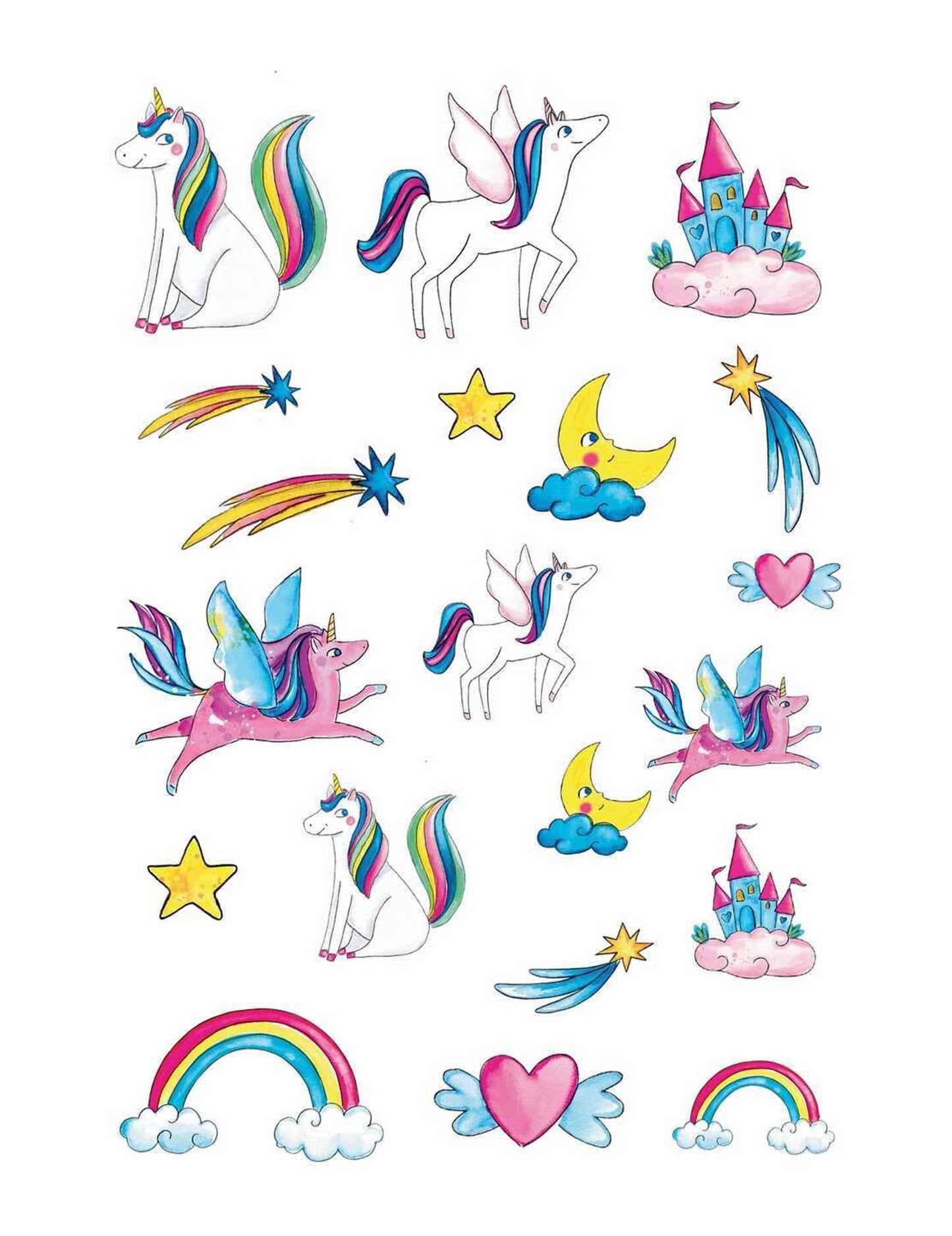 Tatuaje de zână unicorn
