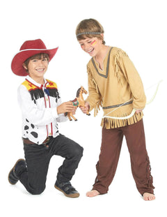 Costume de cuplu cowboy și cowgirl