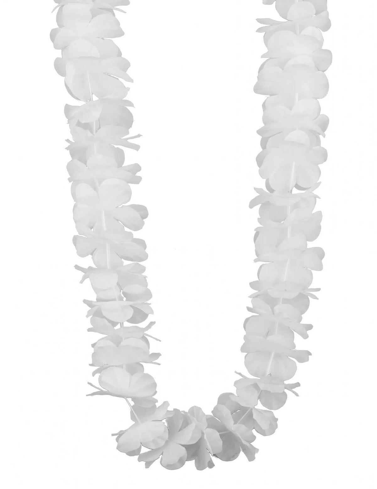 12 coliere hawaiene albe