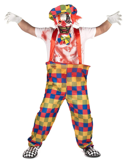 Pachet costum de clovn înfricoșător de Halloween