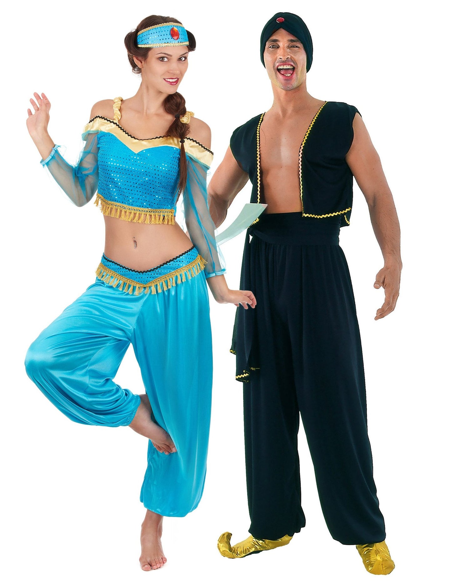Costum de cuplu oriental pentru adulți