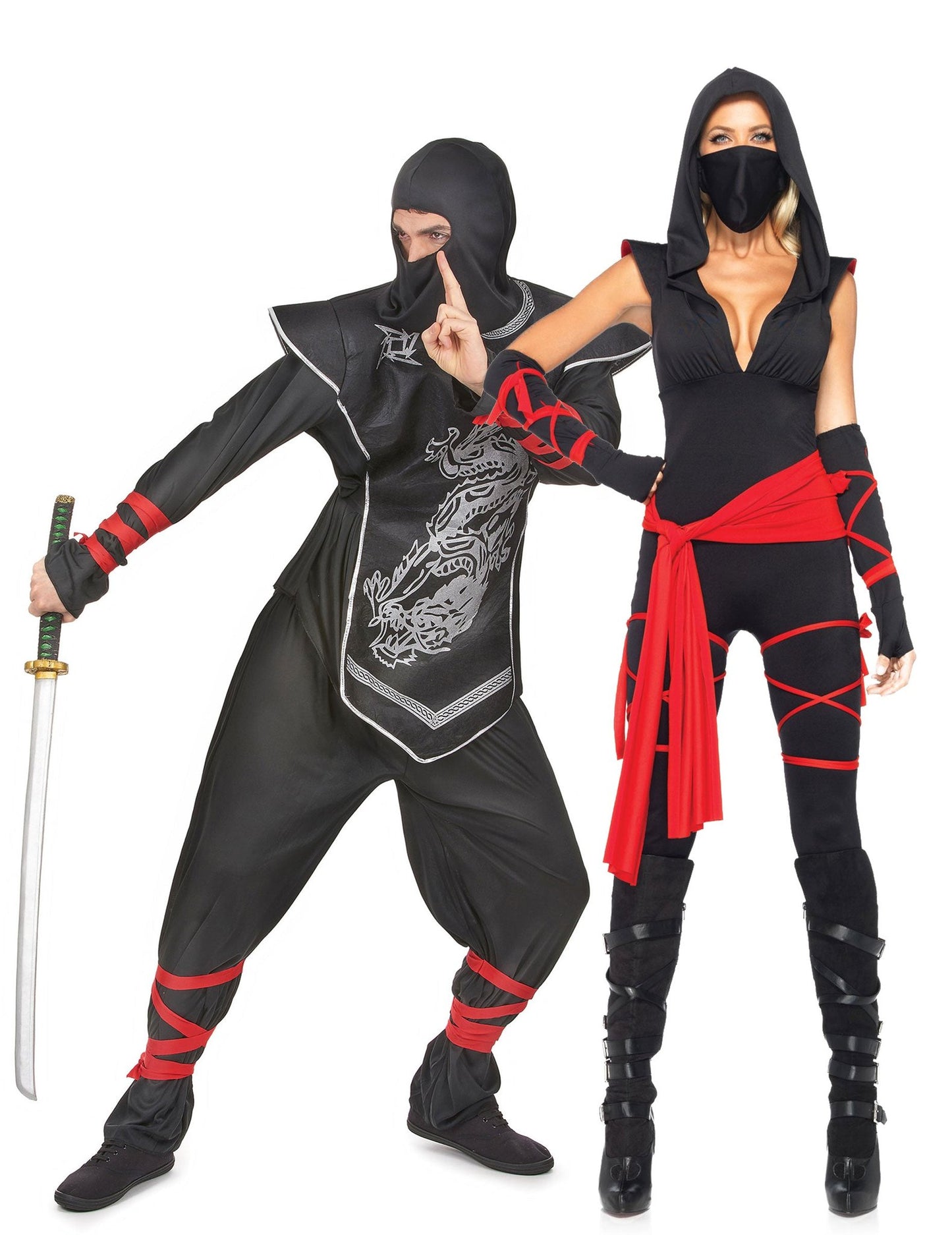 Costum de cuplu ninja