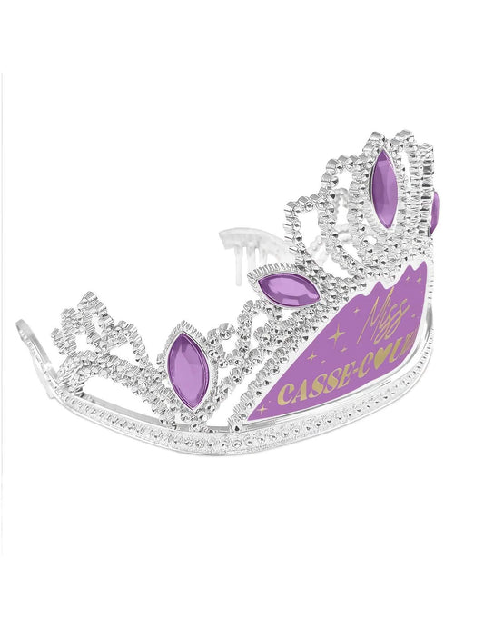 Set de accesorii Miss Casse-Couille: eșarfă și diademă