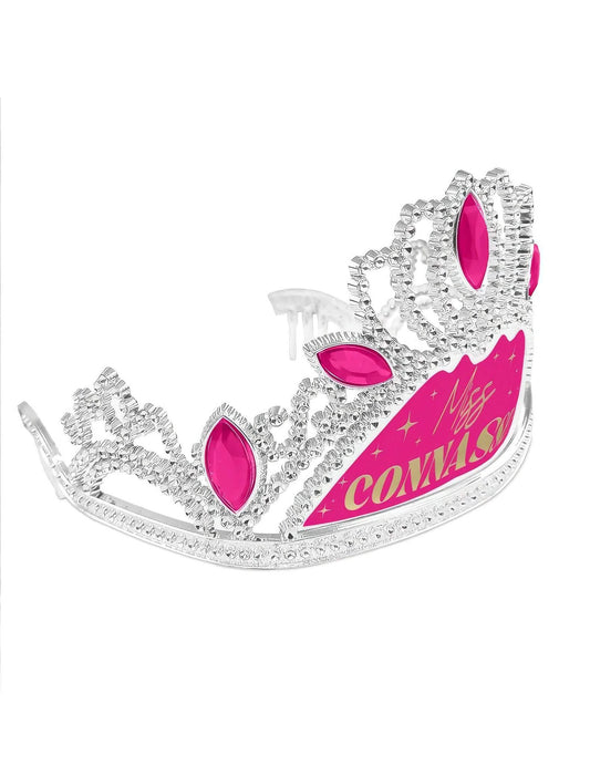 Set accesorii Miss Connasse: eșarfă și diademă