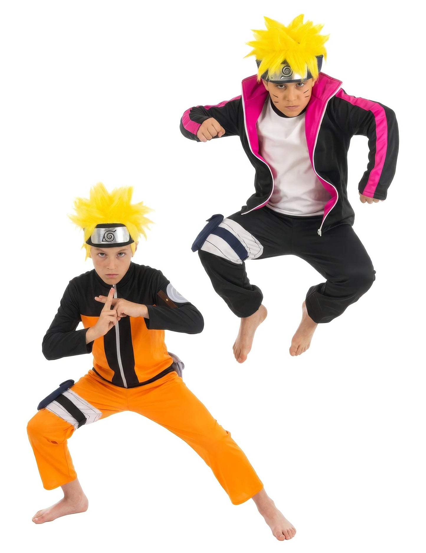 Déguisement de couple Naruto™ et Boruto™ enfant