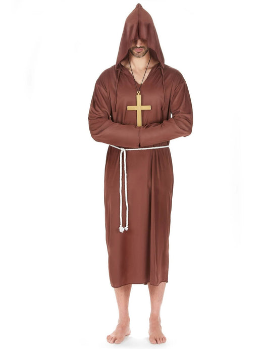Costum de cuplu călugăr și călugăriță