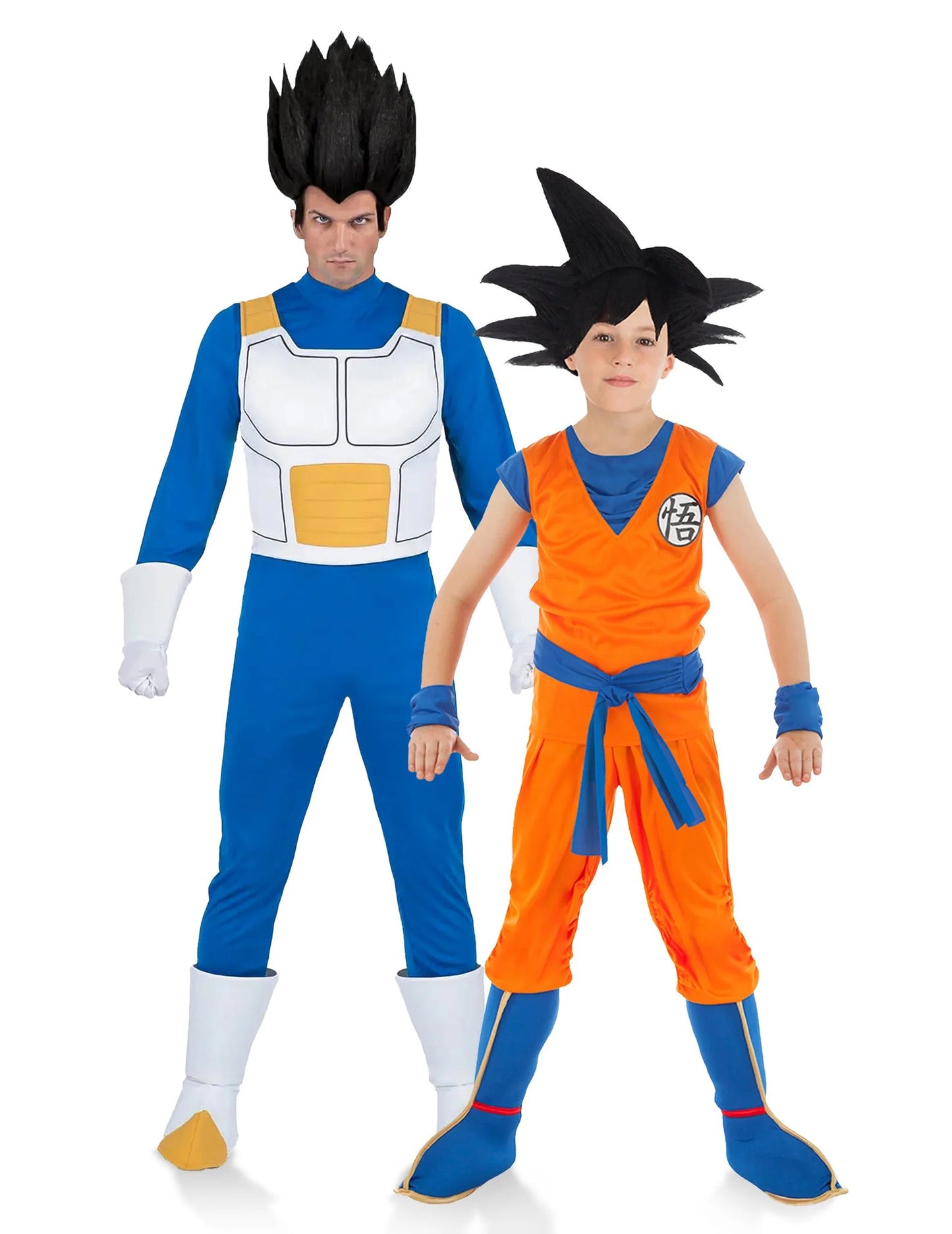 Costum de cuplu Vegeta și Goku, tată și fiu