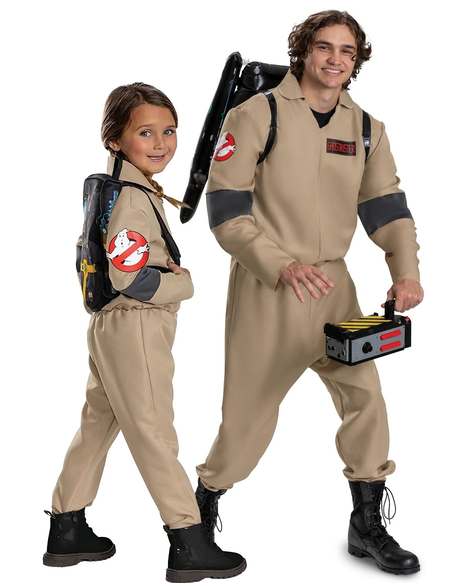 Costum de cuplu vânător Ghosbusters™ pentru părinte și copil