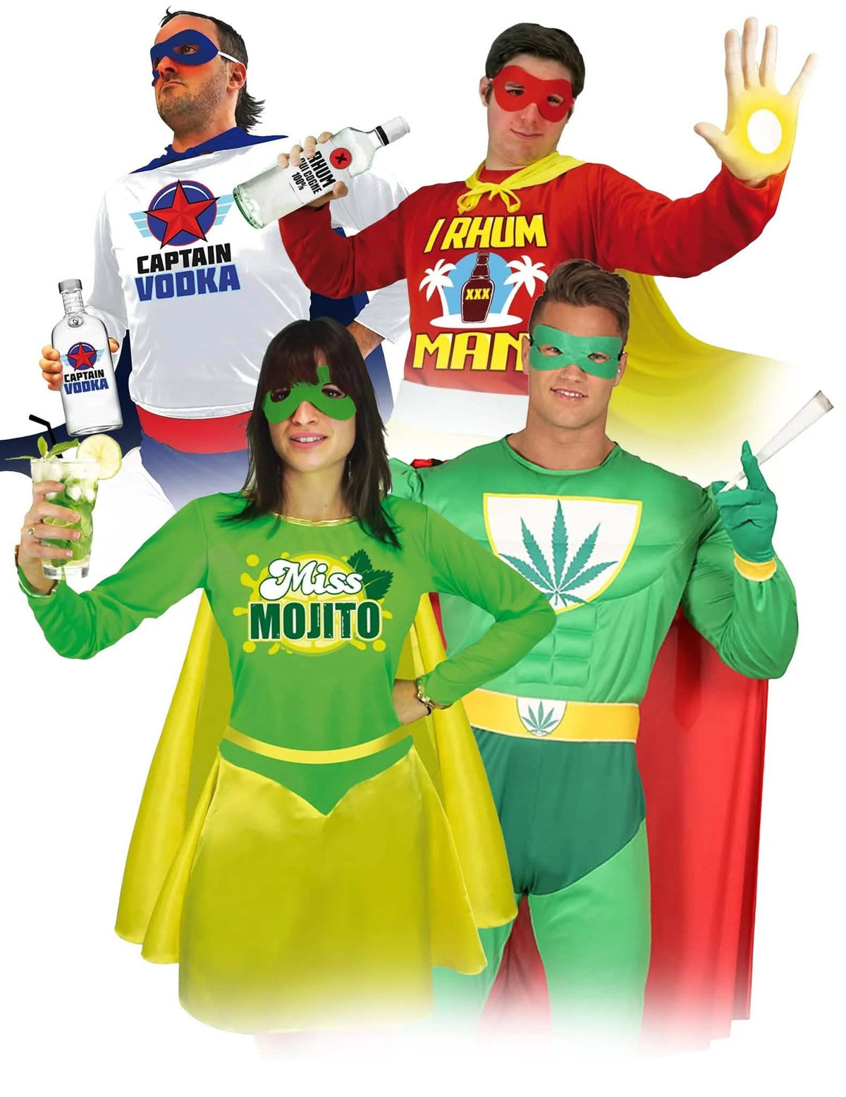 Costum de grup adulți „The Squad Déjanté”