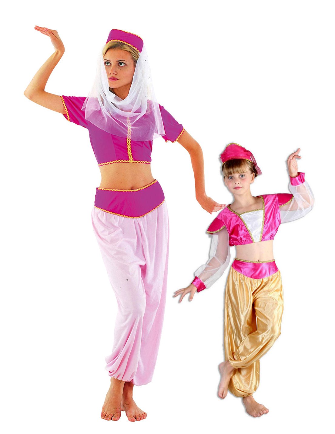 Costum de cuplu dansatoare orientale mamă și fiică