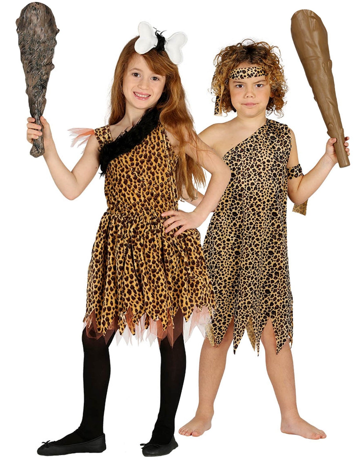 Costum preistoric de cuplu pentru copii