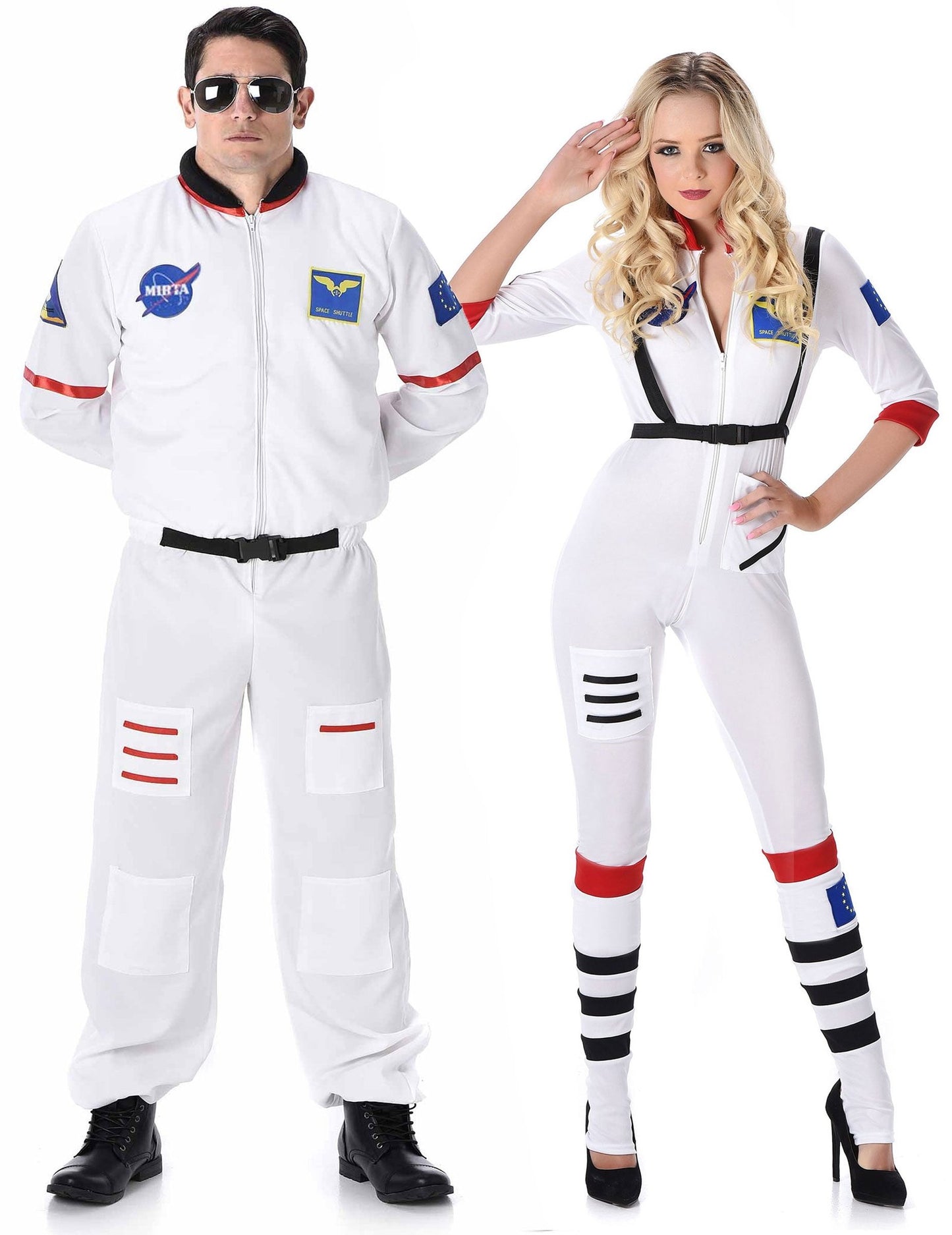 Costum de cuplu de astronaut adult