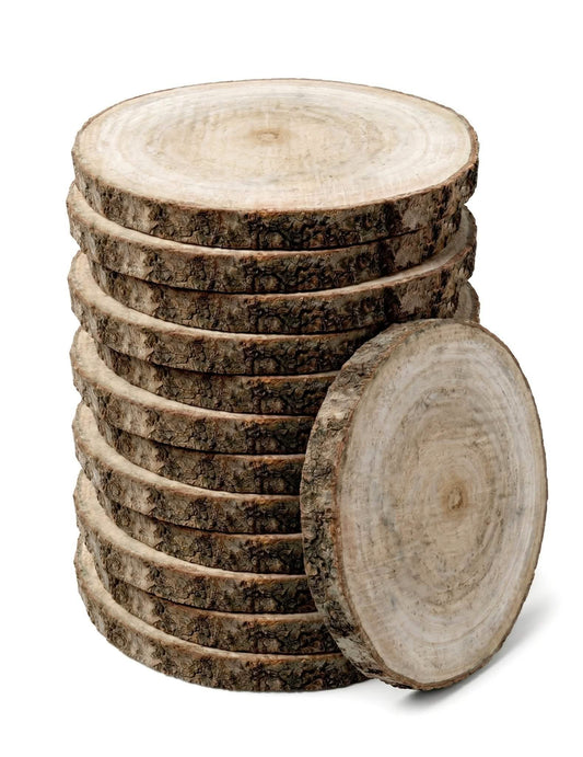 12 bucăți de lemn natural 13 până la 17 cm