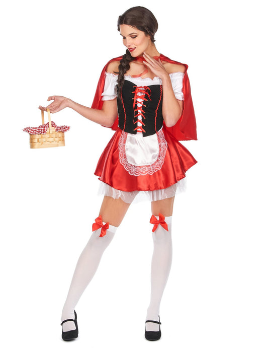 Costum de cuplu Scufița Roșie și Lupul cel Rău