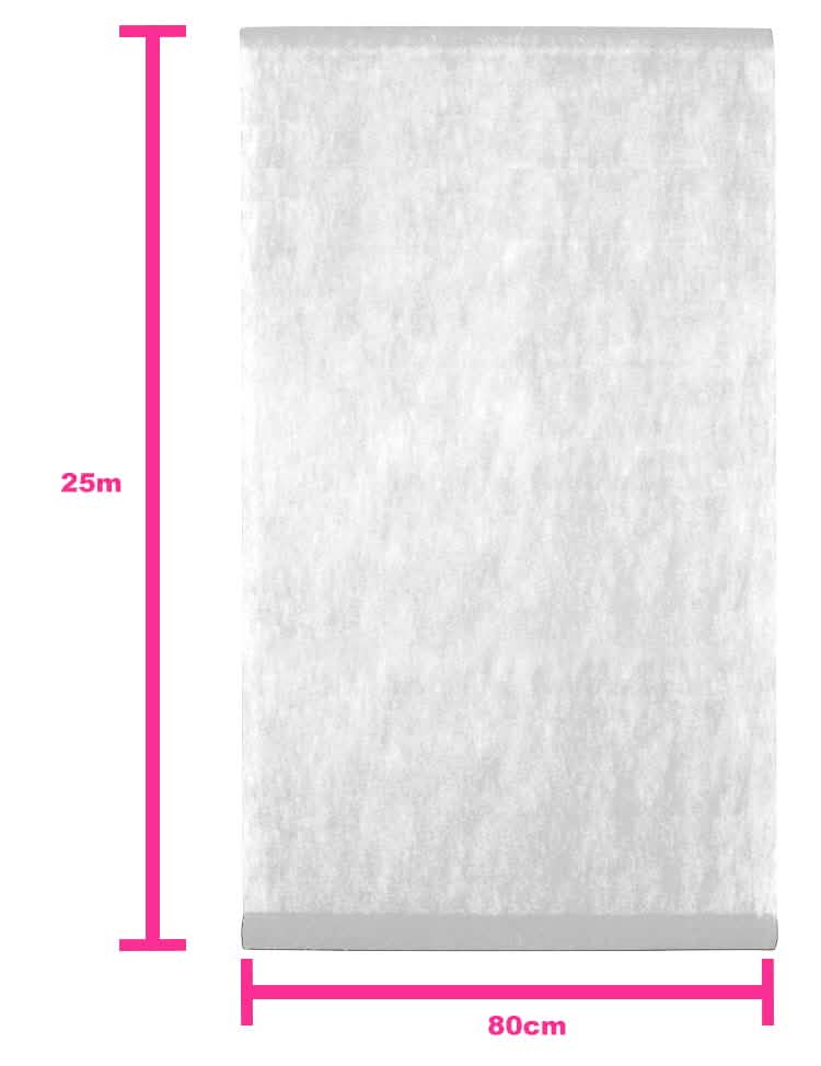 Dimensiunile draperiei de nuntă albe din material nețesut