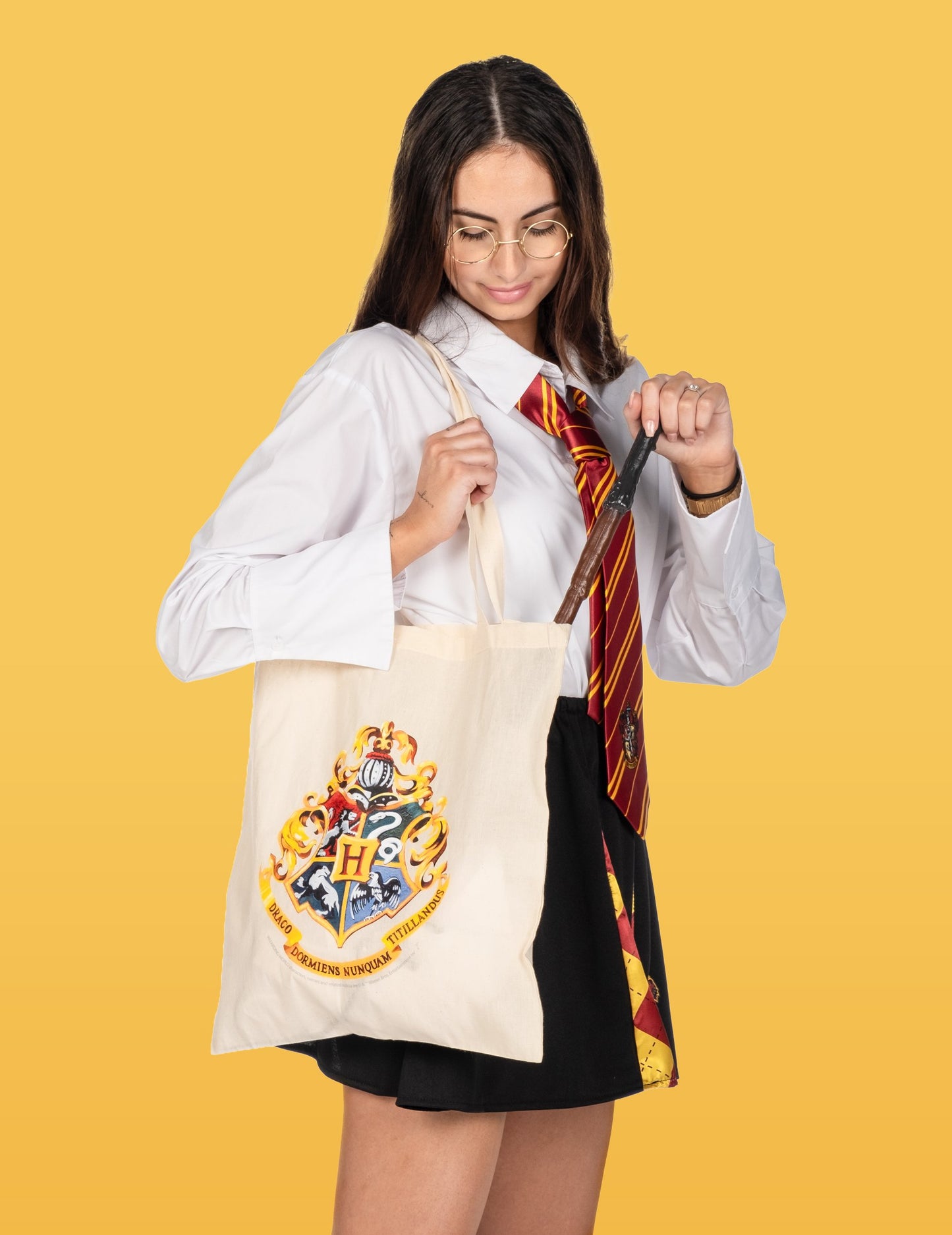 Geanta cu tote de bumbac 28 x 32 cm Harry Potter
