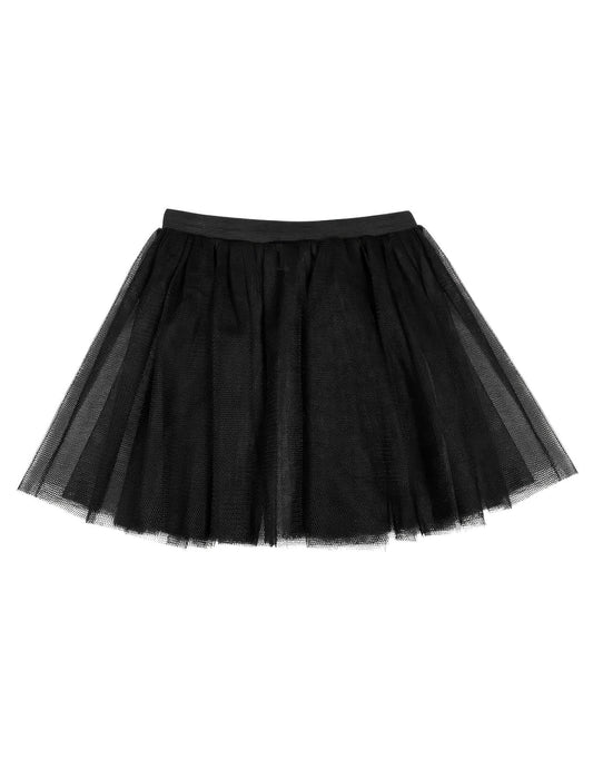 Vedere din față a tutu-ului pentru fată negru
