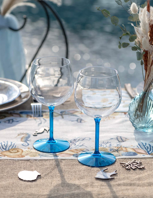 Pahar balon pentru cocktail, albastru, 58,2 cl