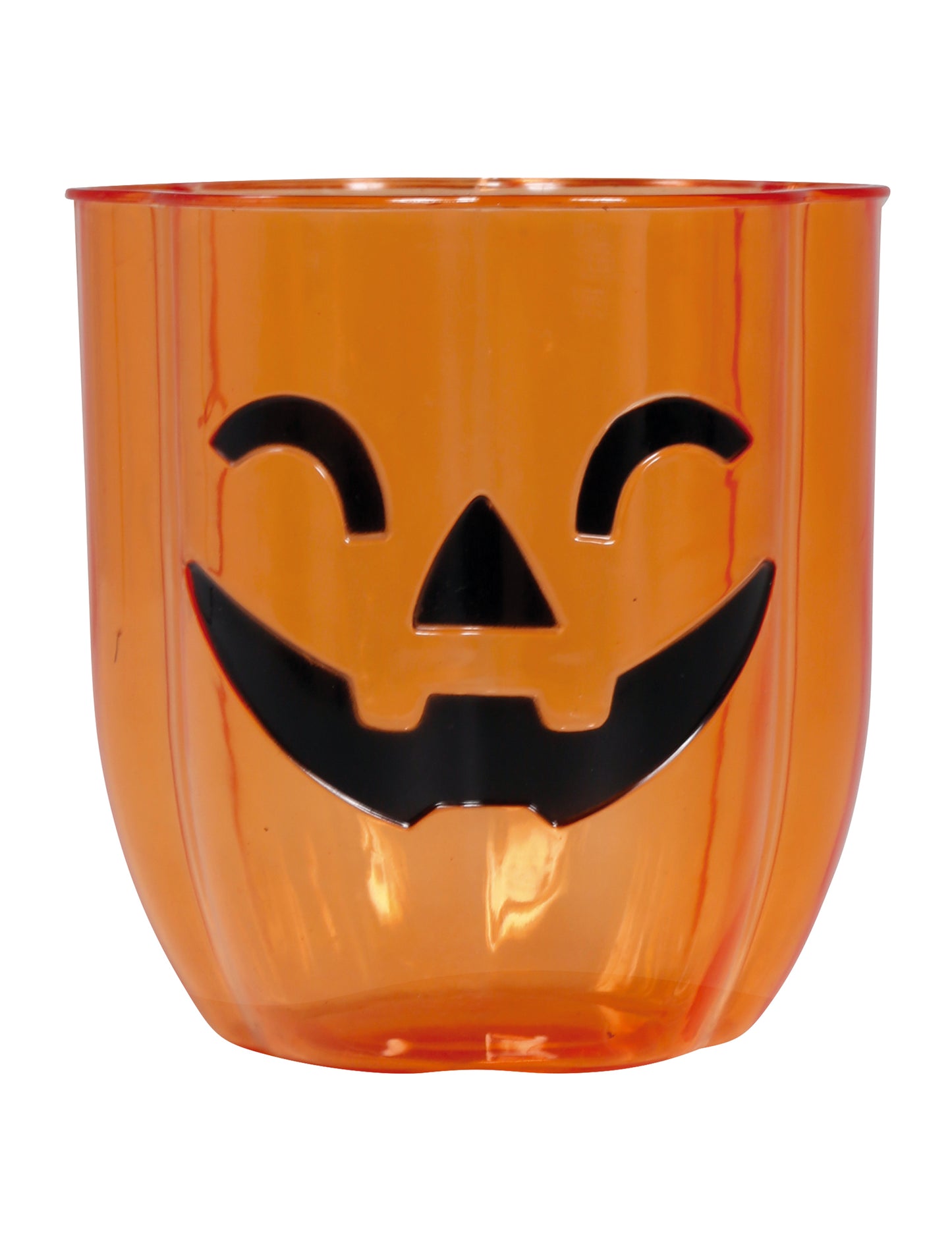 Sticlă mică din plastic de dovleac 10 cm