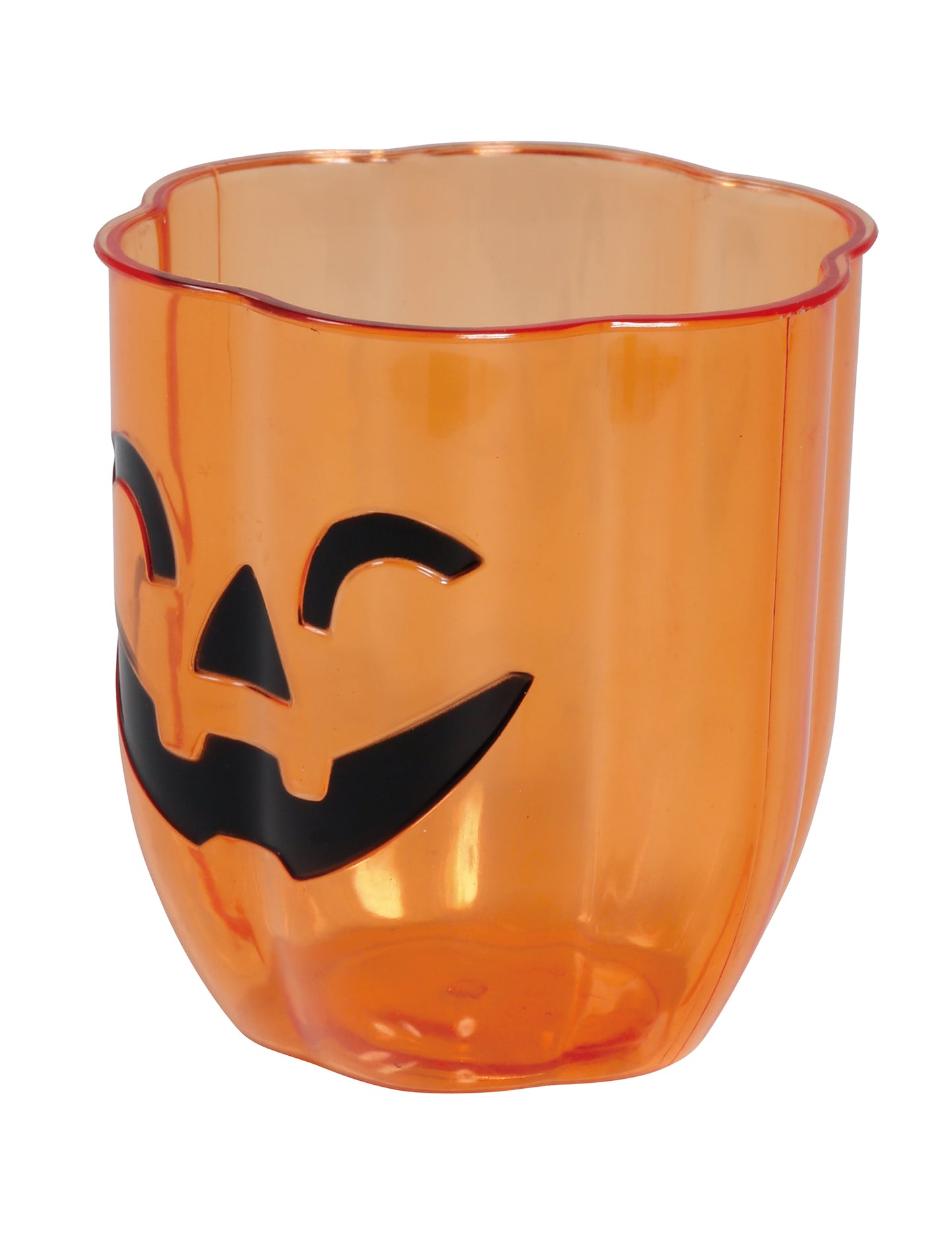 Sticlă mică din plastic de dovleac 10 cm