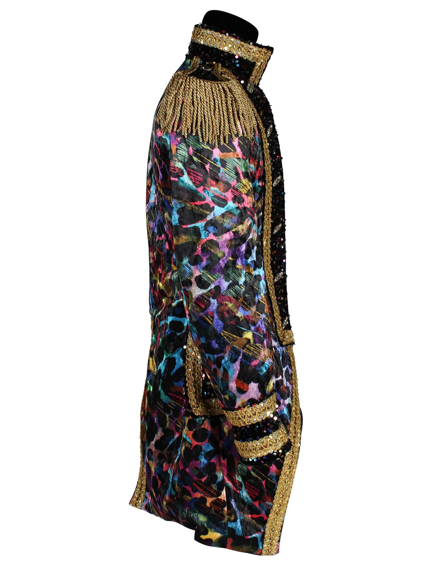 Jachetă carnaval bărbătească de înaltă calitate în culori neon