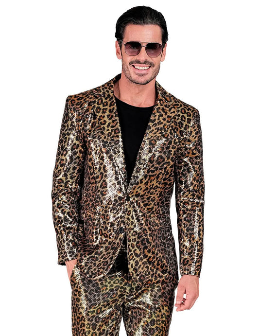 Sacou de paiete pentru leopard pentru adulți
