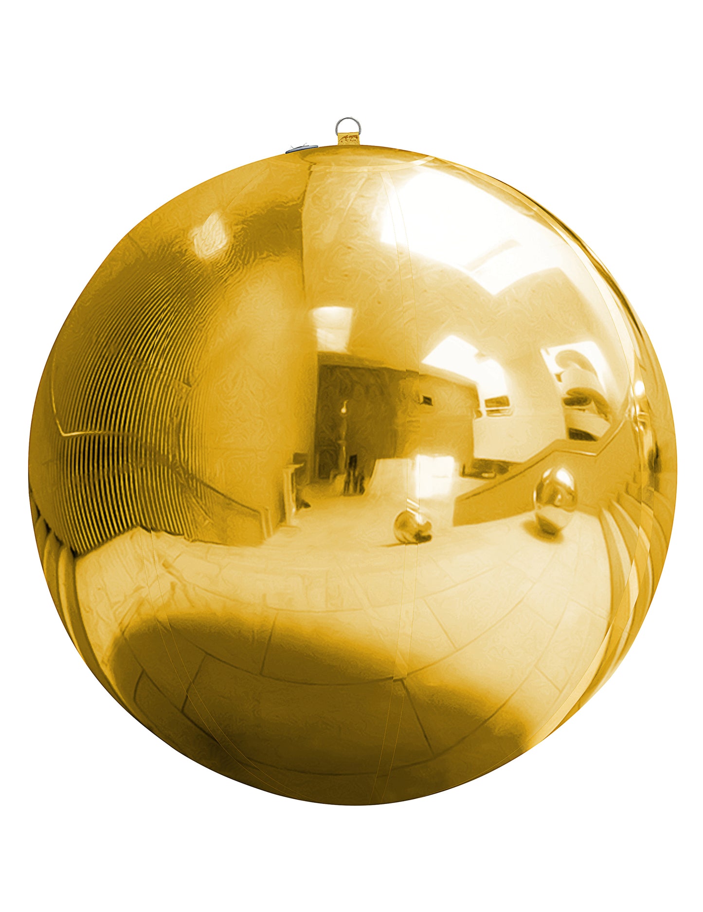 Minge oglindă gonflabilă aurie 90 cm 