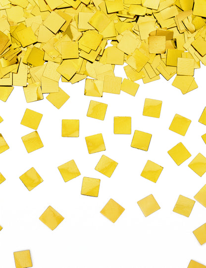 Tun confetti cu șampanie din hârtie metalizată aurie 20,5 cm 