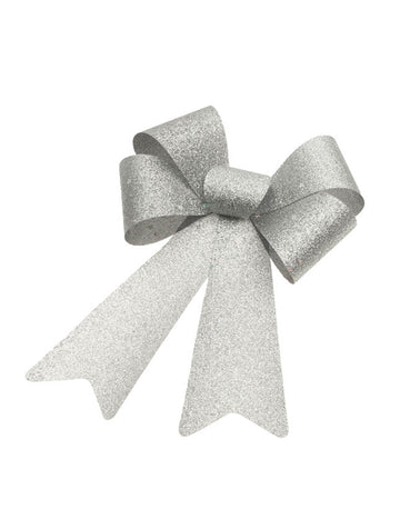 Fundă cu sclipici argintie 23 x 40 cm 