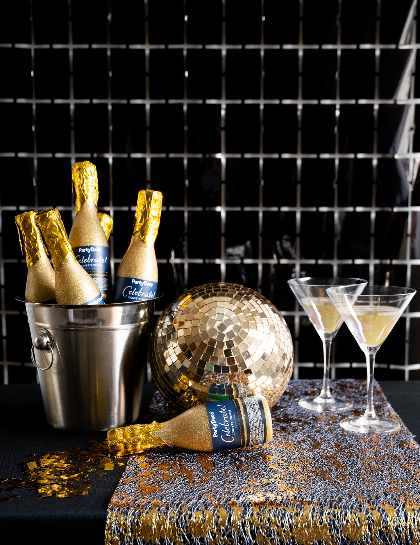 Draperie cu pătrate negre 100 x 200 cm 