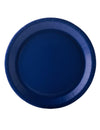 Assiettes en carton bleu marine pour fête