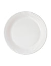 Assiettes en carton home compostable pour fête blanches
