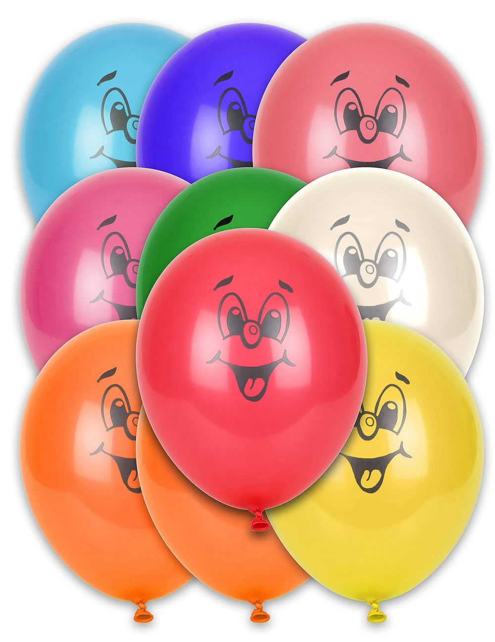 baloane zâmbitoare pentru petrecere multicolore