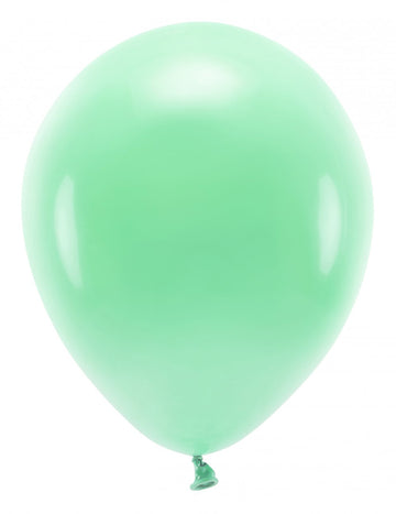 10 ballons en latex pastel menthe 26 cm pour décoration