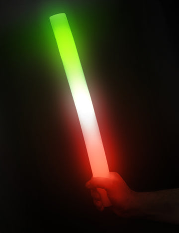 10 bețe Italia luminoase LED din spumă 48 cm 