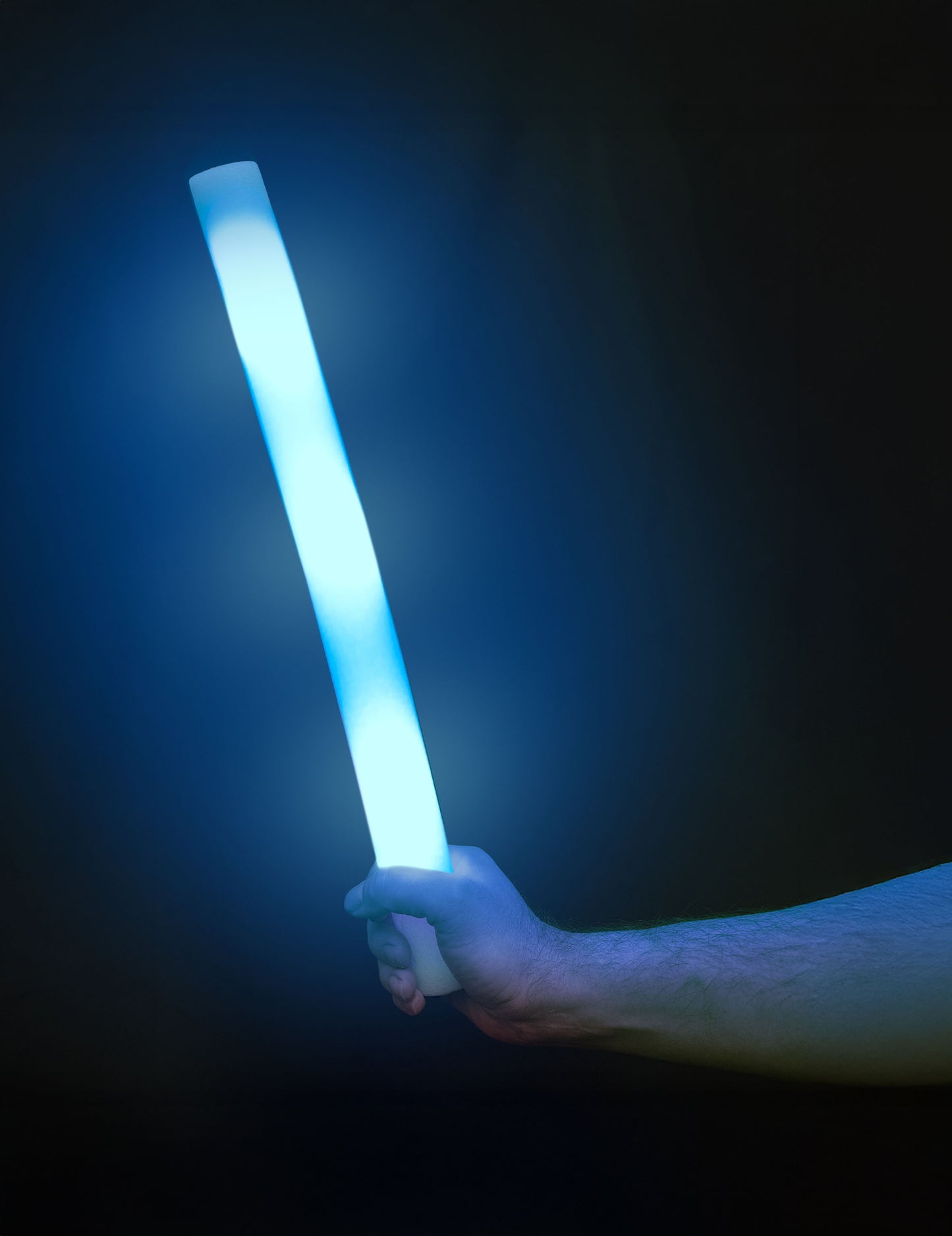 10 bețe luminoase LED din spumă 48 cm 