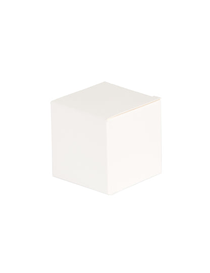 10 cutii în carton pătrat alb 5 x 5 cm