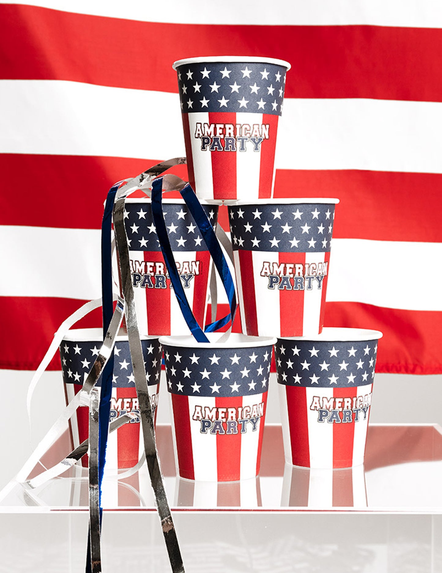 10 cupe de carton petrecere americană 21 cl