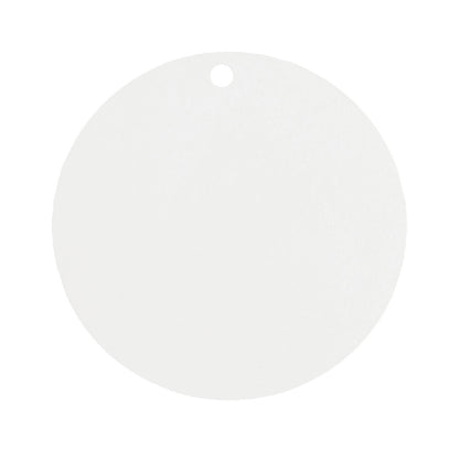 10 marci rotunde în carton alb 4,7 cm