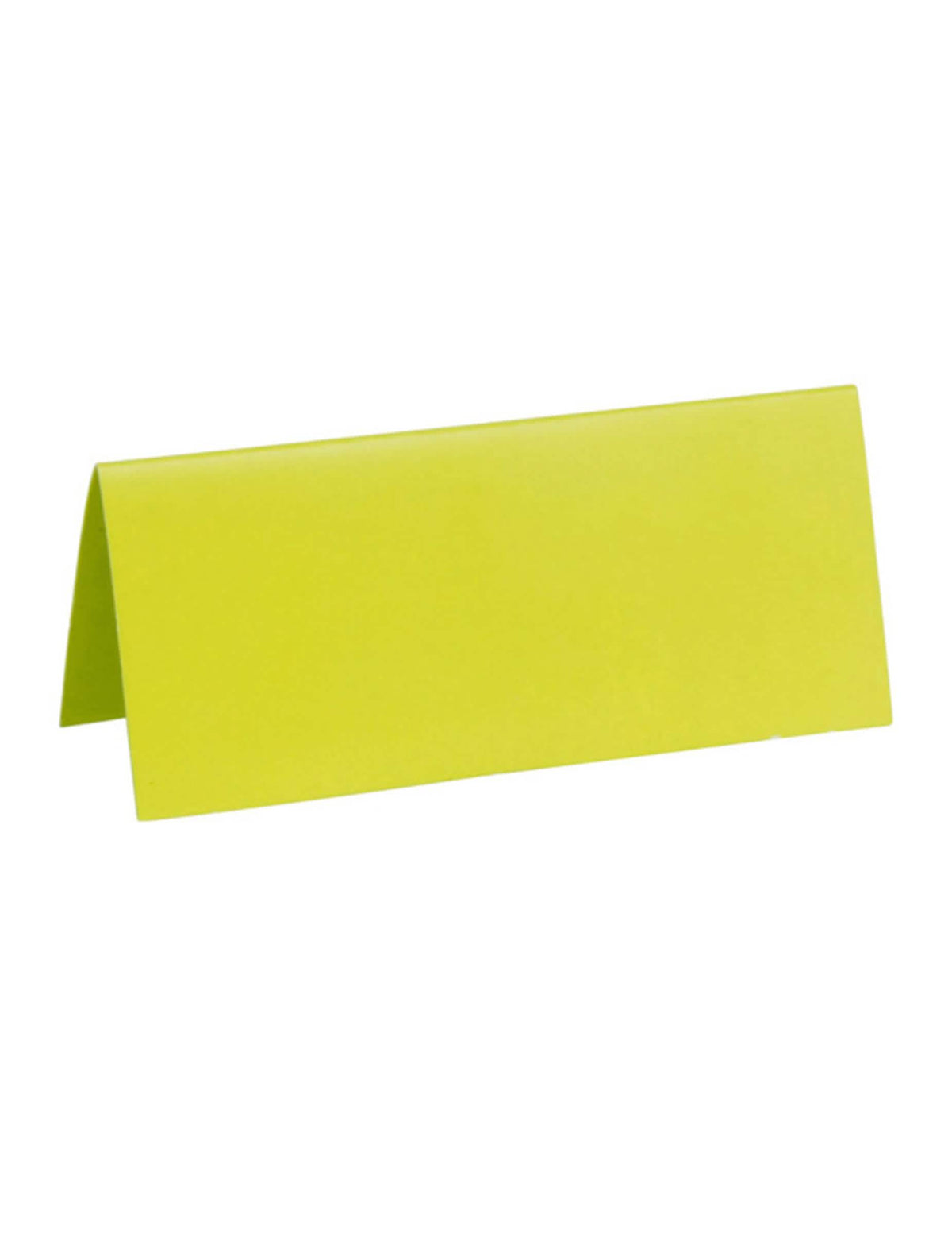 Carduri dreptunghiulare verzi pentru rezervarea locurilor din carton
