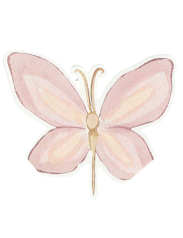 10 șervețele de hârtie cu motive de zână roz pastel și liliac, 84 x 84 cm model de fluture