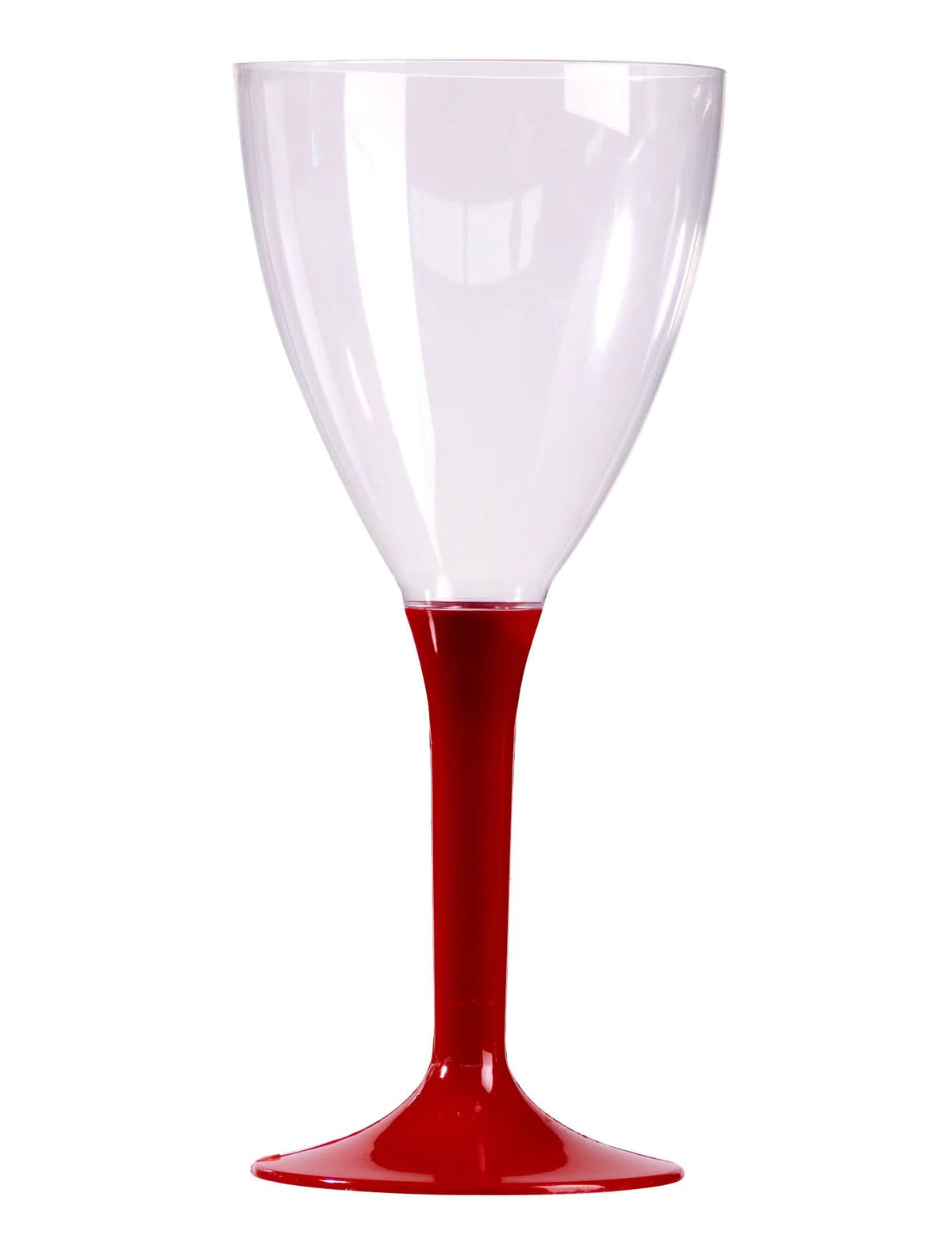 Pahare de vin transparente cu picior bordo