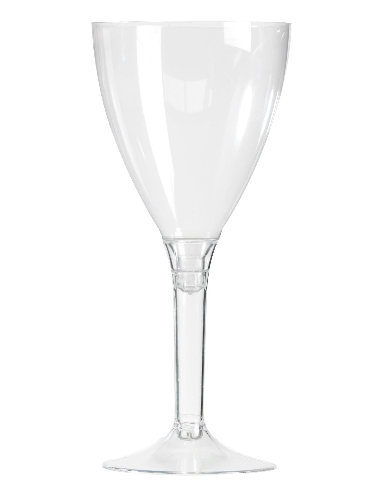 Verre à vin pied cristal pour fête transparent