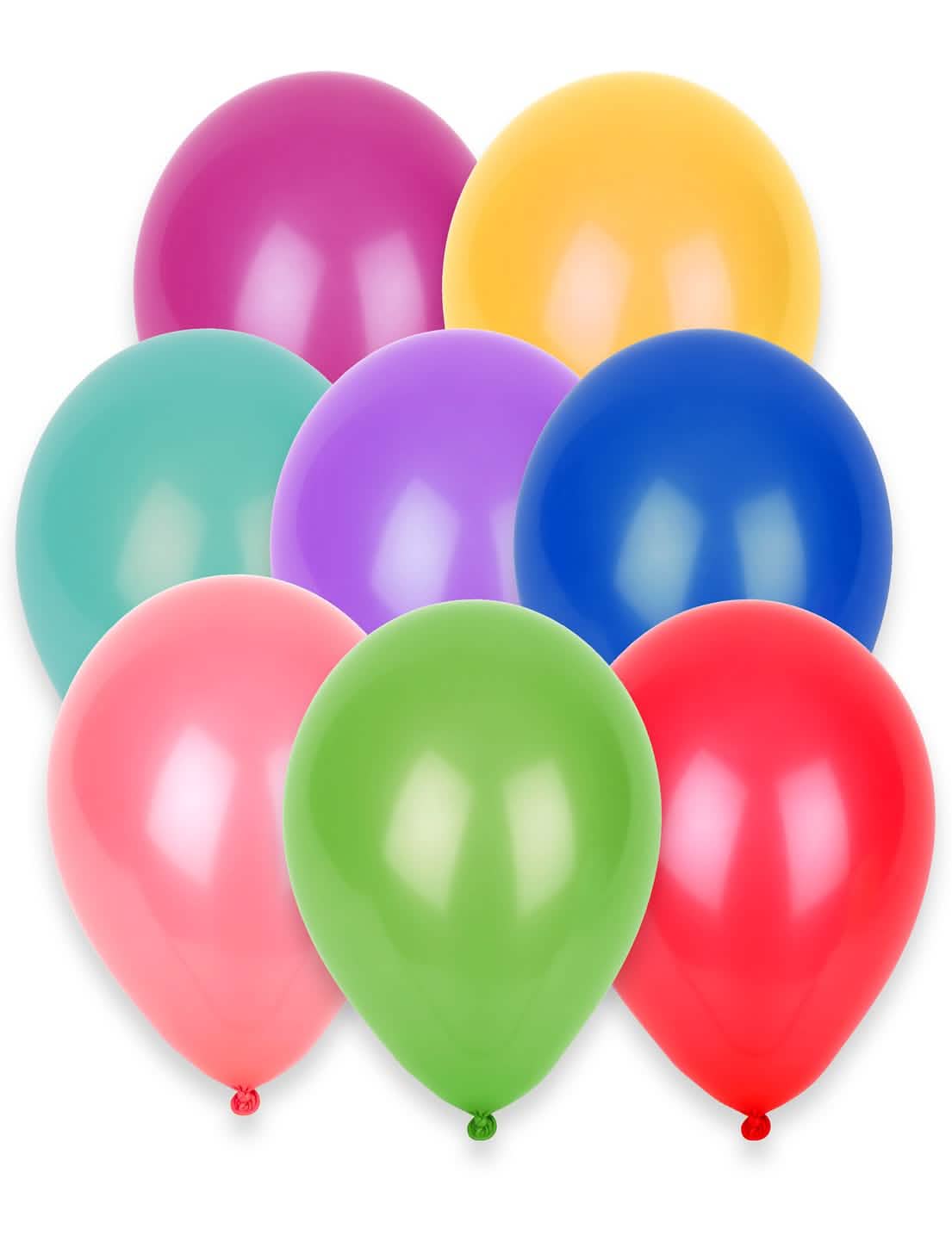 baloane multicolore pentru petrecere lot de 100 în culori vii