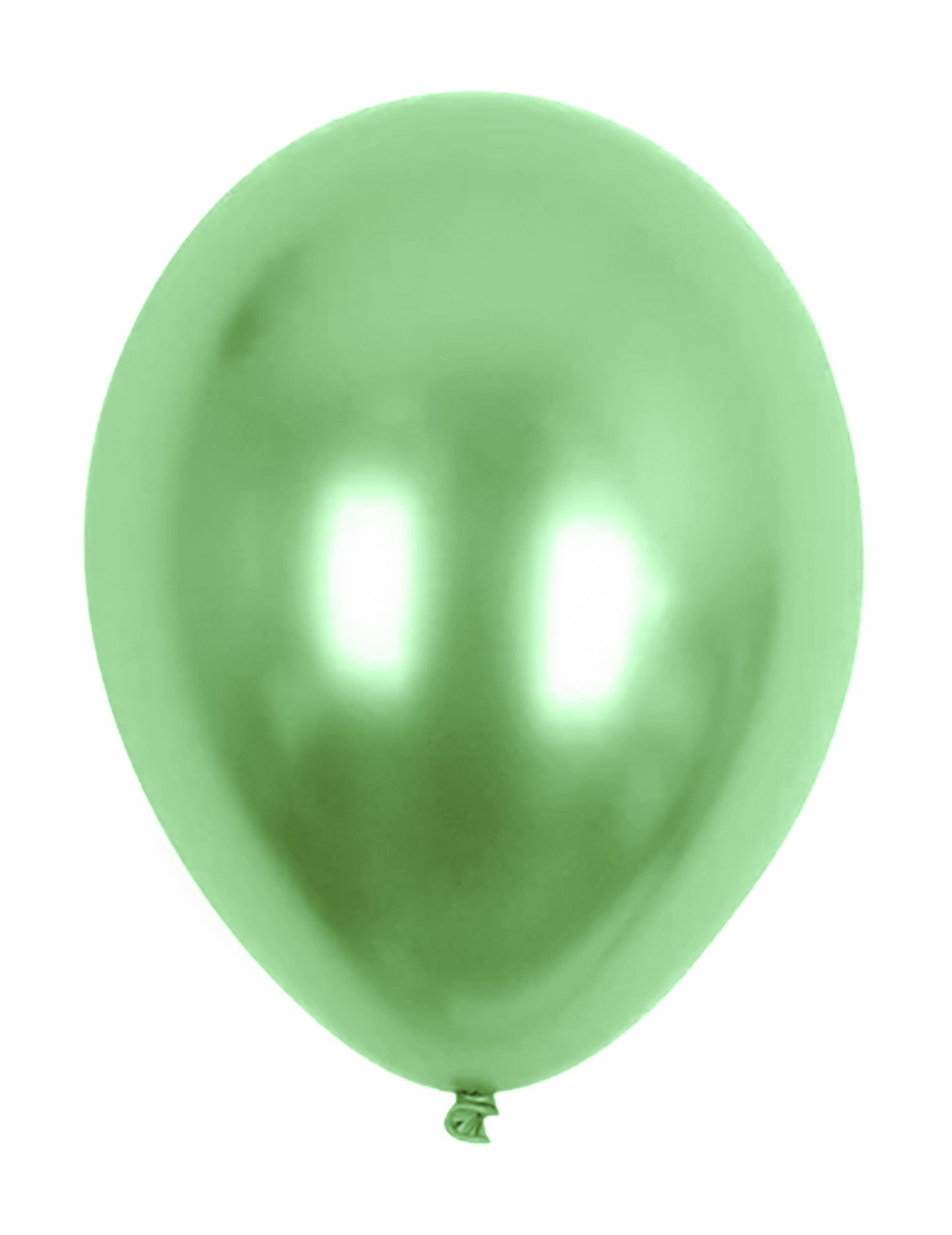100 baloane verzi metalice 29 cm