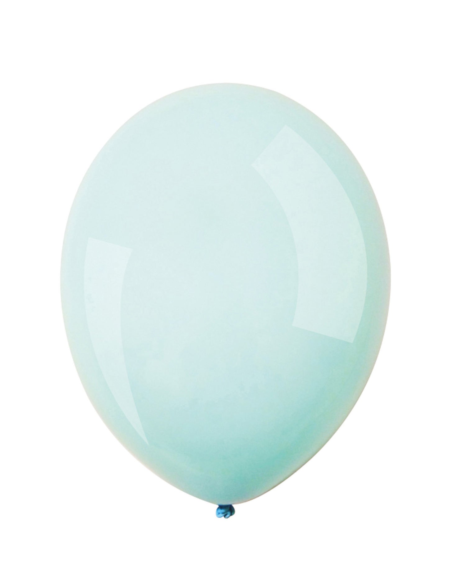 100 mini baloane din latex albastru pastel 13 cm pentru arc și cuburi